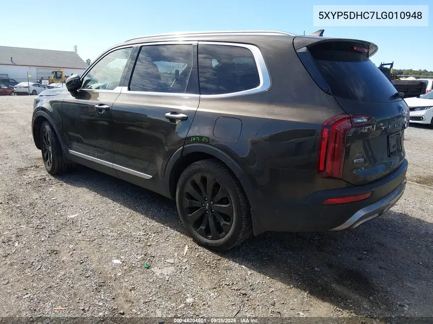 2020 KIA TELLURIDE VIN 5XYP5DHC7LG010948 — фото 3