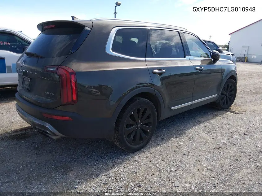 2020 KIA TELLURIDE VIN 5XYP5DHC7LG010948 — фото 4