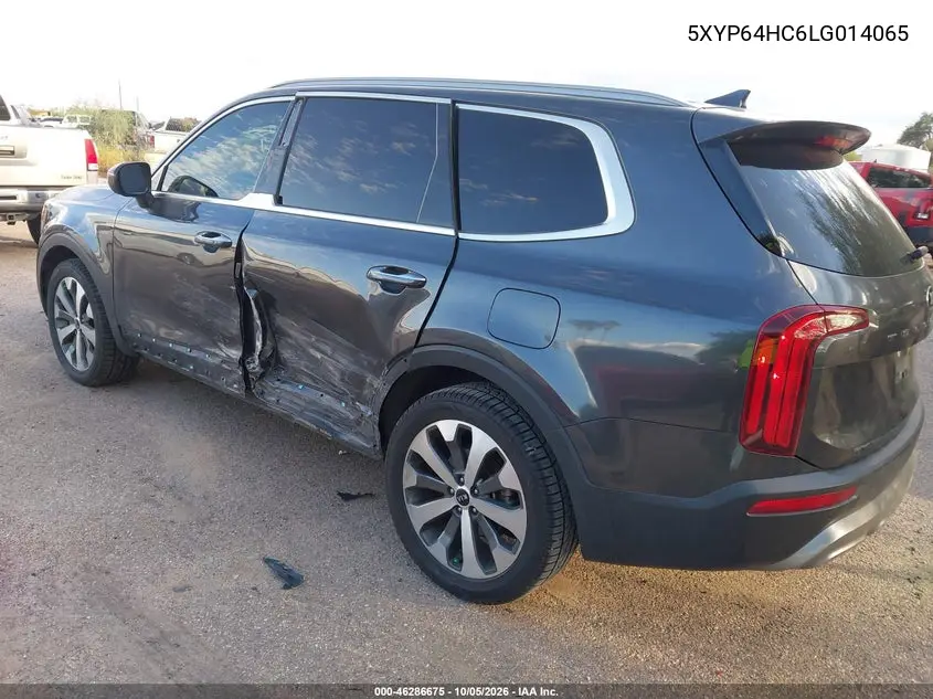 2020 KIA TELLURIDE VIN 5XYP64HC6LG014065 — фото 3