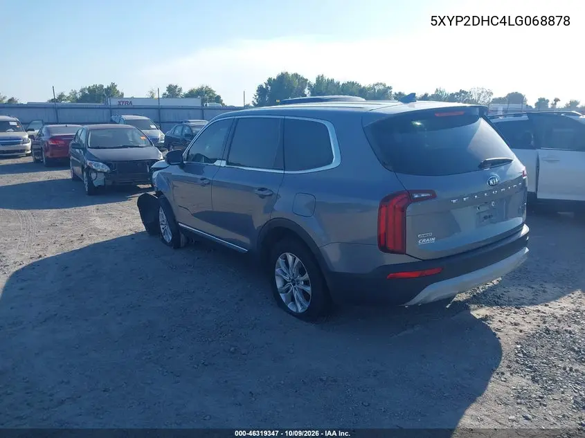 2020 KIA TELLURIDE VIN 5XYP2DHC4LG068878 — фото 3