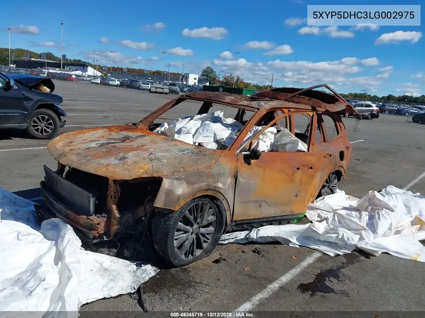 2020 KIA TELLURIDE VIN 5XYP5DHC3LG002975 — фото 2