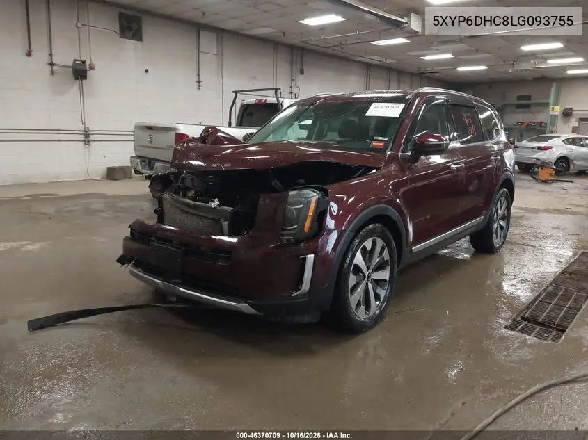 2020 KIA TELLURIDE VIN 5XYP6DHC8LG093755 — фото 2