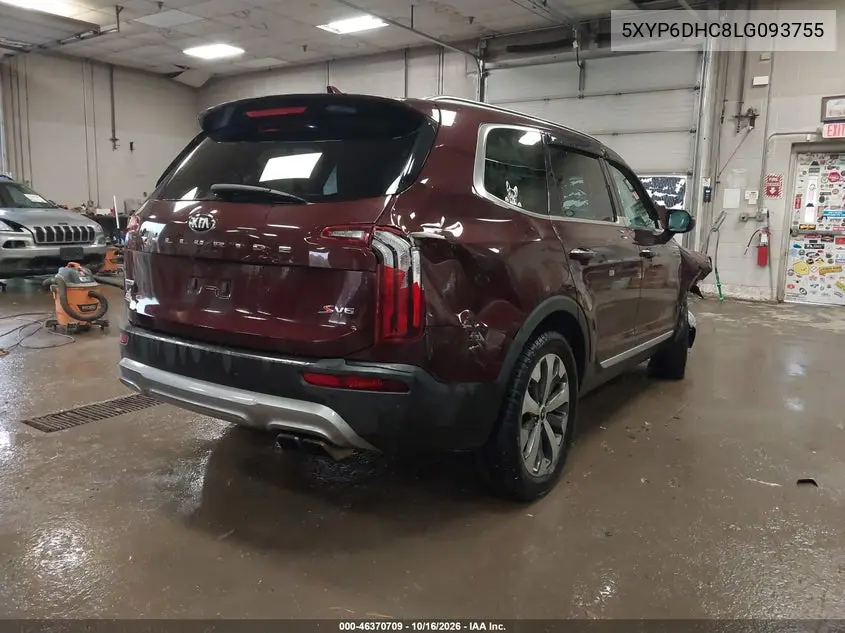 2020 KIA TELLURIDE VIN 5XYP6DHC8LG093755 — фото 4