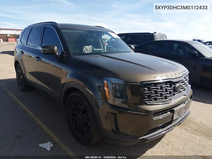 KIA TELLURIDE 2021, VIN 5XYP3DHC3MG112433