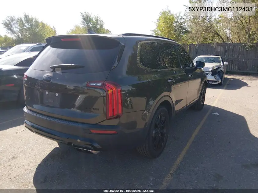 2021 KIA TELLURIDE VIN 5XYP3DHC3MG112433 — фото 4