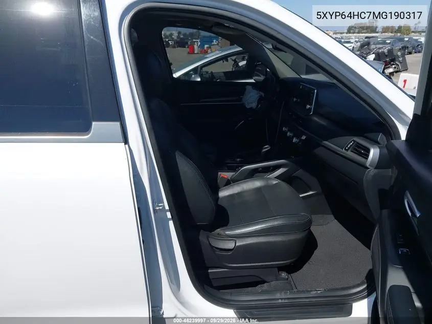 2021 KIA TELLURIDE VIN 5XYP64HC7MG190317 — фото 5