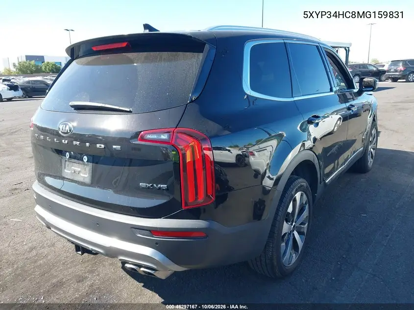 2021 KIA TELLURIDE VIN 5XYP34HC8MG159831 — фото 4