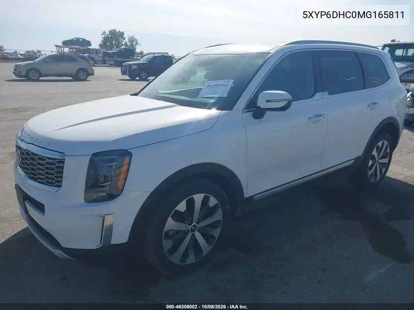 2021 KIA TELLURIDE VIN 5XYP6DHC0MG165811 — фото 2