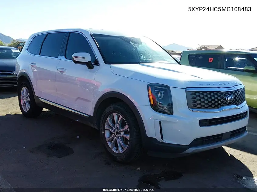 KIA TELLURIDE 2021, VIN 5XYP24HC5MG108483
