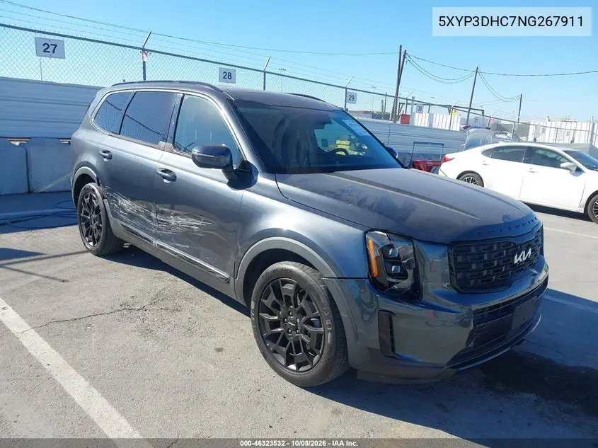 KIA TELLURIDE 2022, VIN 5XYP3DHC7NG267911