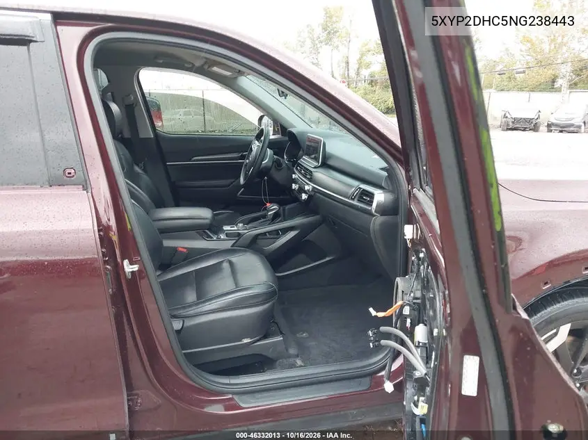 2022 KIA TELLURIDE VIN 5XYP2DHC5NG238443 — фото 5