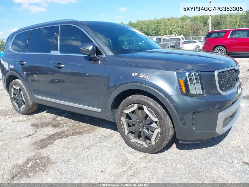 KIA TELLURIDE 2023, VIN 5XYP34GC7PG353305