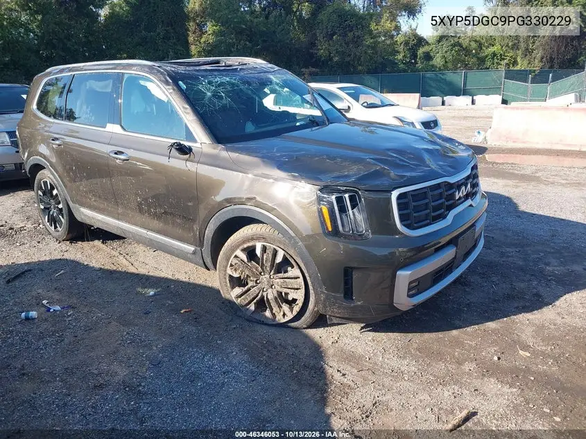 KIA TELLURIDE 2023, VIN 5XYP5DGC9PG330229