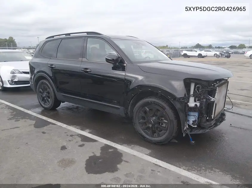 KIA TELLURIDE 2024, VIN 5XYP5DGC2RG426965