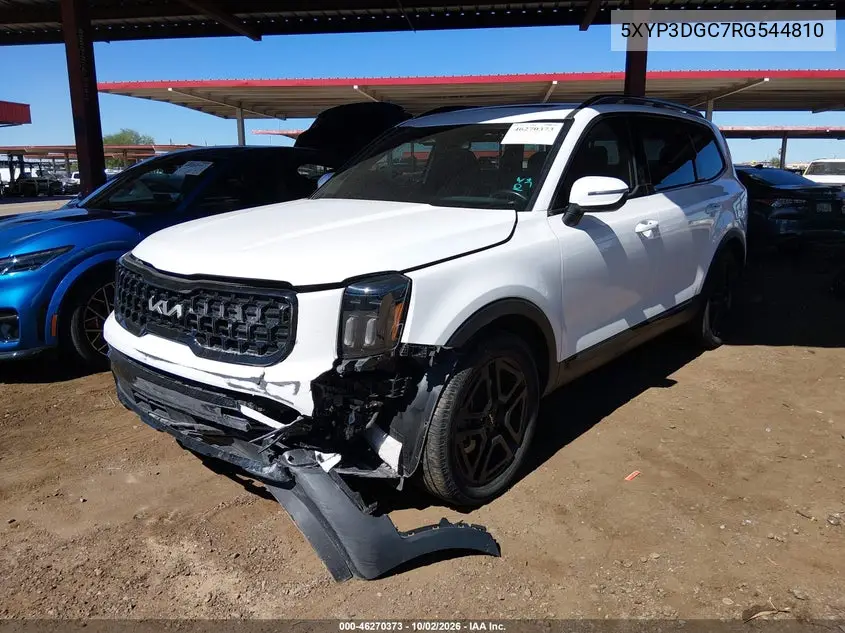 2024 KIA TELLURIDE VIN 5XYP3DGC7RG544810 — фото 2