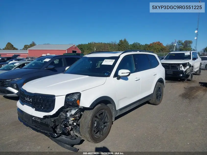 2024 KIA TELLURIDE VIN 5XYP3DGC9RG551225 — фото 2