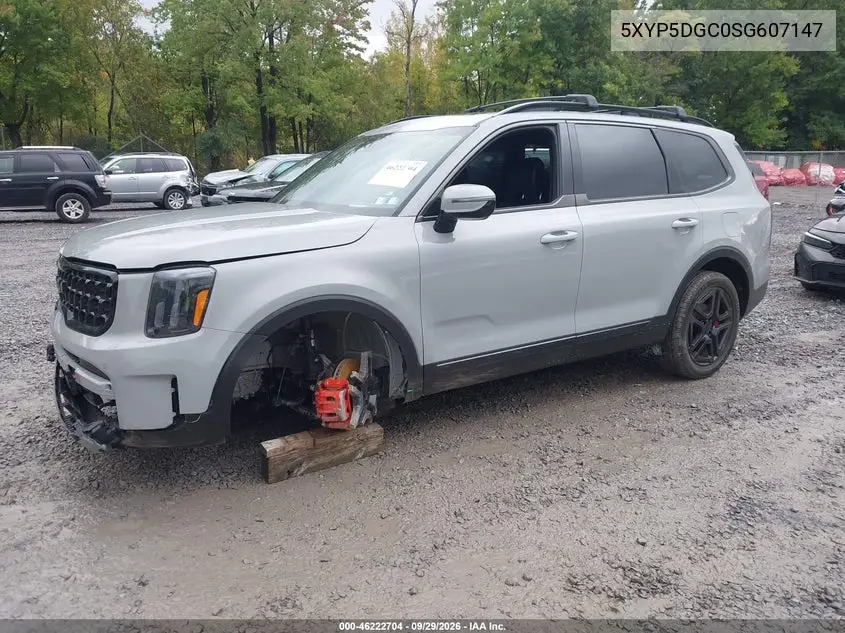 2025 KIA TELLURIDE VIN 5XYP5DGC0SG607147 — фото 2