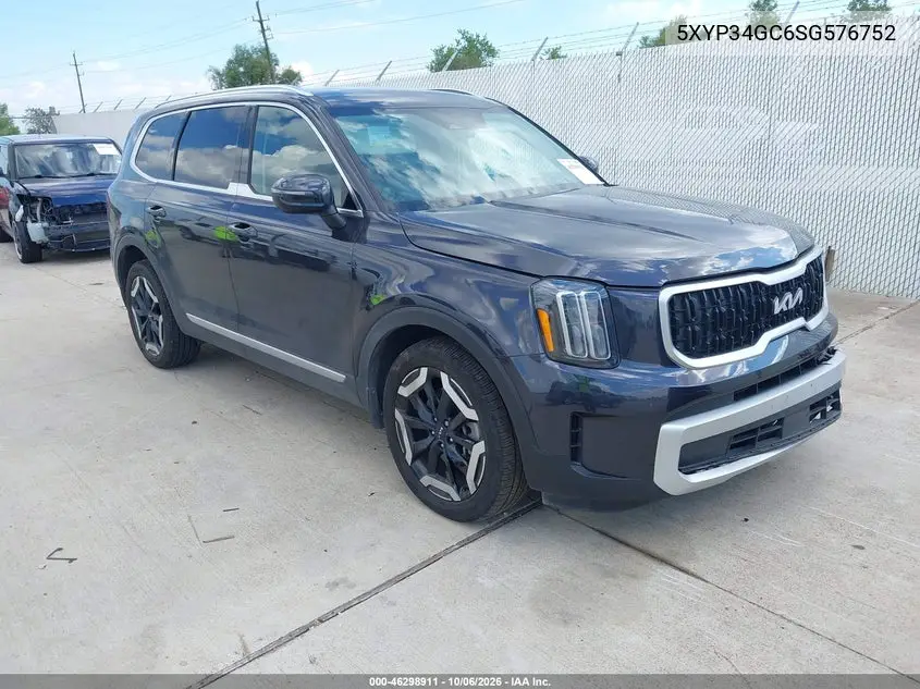 KIA TELLURIDE 2025, VIN 5XYP34GC6SG576752