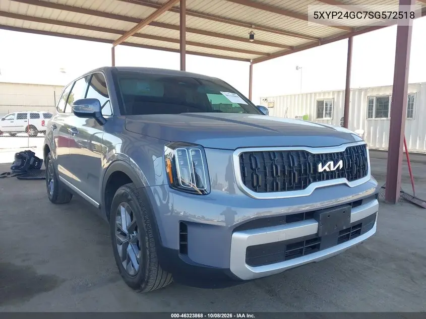 KIA TELLURIDE 2025, VIN 5XYP24GC7SG572518