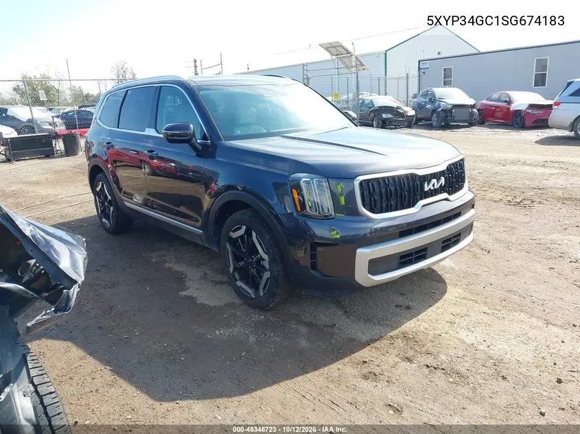 KIA TELLURIDE 2025, VIN 5XYP34GC1SG674183