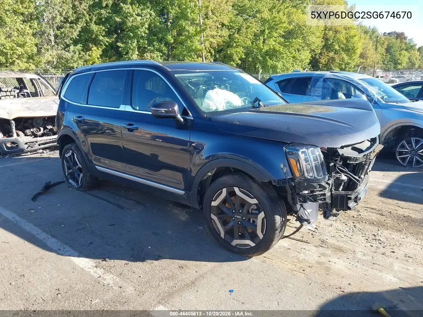 KIA TELLURIDE 2025, VIN 5XYP6DGC2SG674670