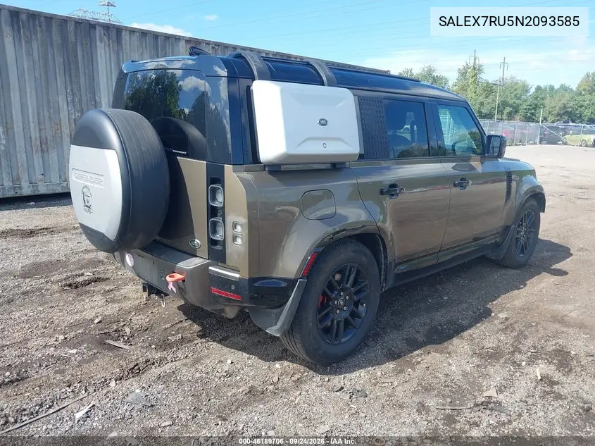 2022 LAND ROVER DEFENDER VIN SALEX7RU5N2093585 — фото 4