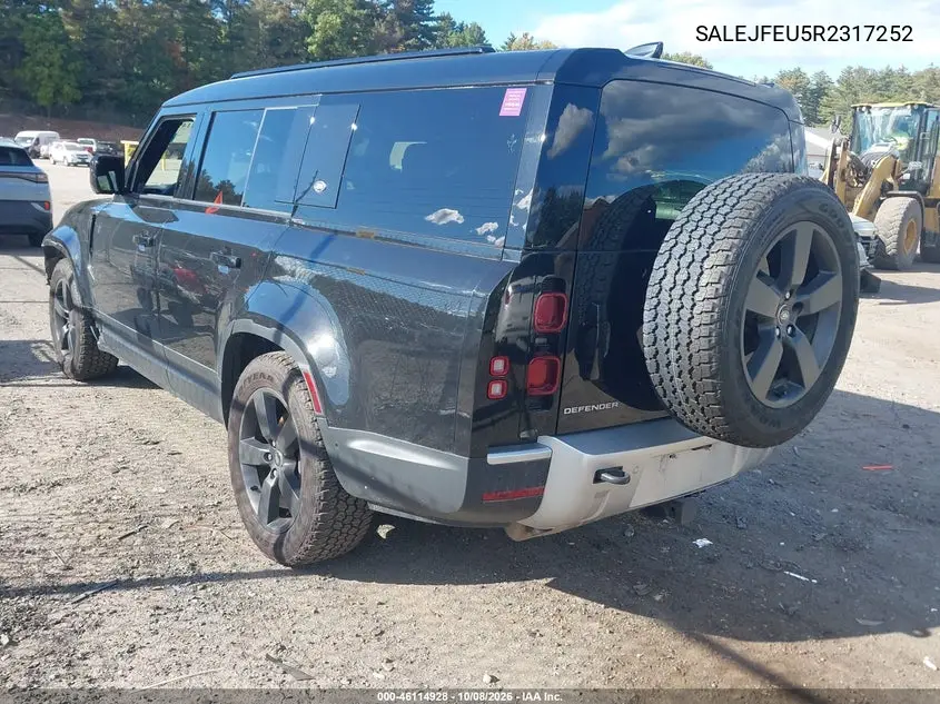 2024 LAND ROVER DEFENDER VIN SALEJFEU5R2317252 — фото 3