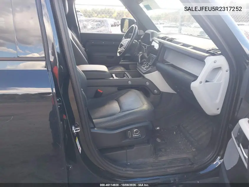 2024 LAND ROVER DEFENDER VIN SALEJFEU5R2317252 — фото 5