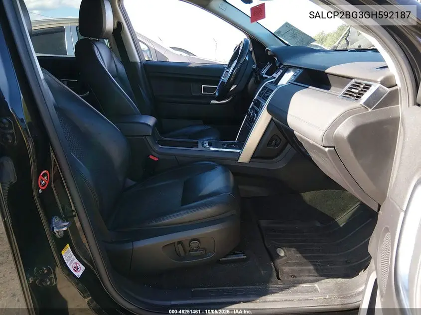 2016 LAND ROVER DISCOVERY SPORT VIN SALCP2BG3GH592187 — фото 5