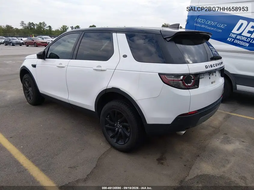 2017 LAND ROVER DISCOVERY SPORT VIN SALCP2BG7HH658953 — фото 3