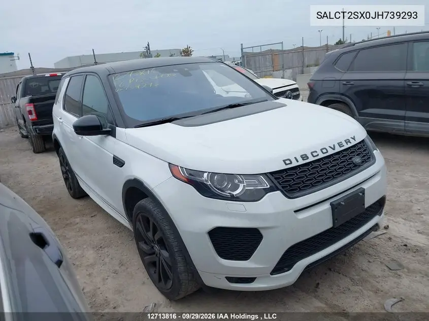 2018 LAND ROVER DISCOVERY SPORT VIN SALCT2SX0JH739293 — фото 13