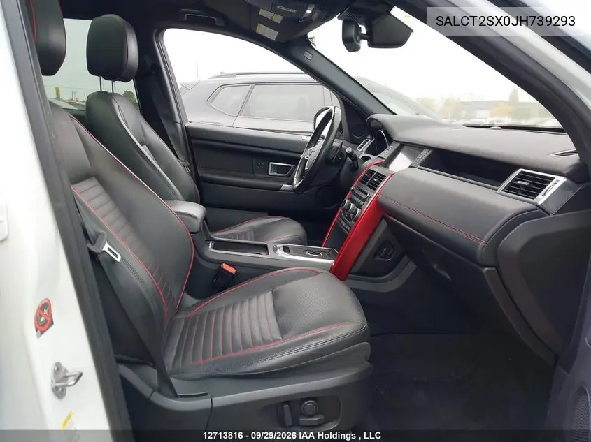 2018 LAND ROVER DISCOVERY SPORT VIN SALCT2SX0JH739293 — фото 5