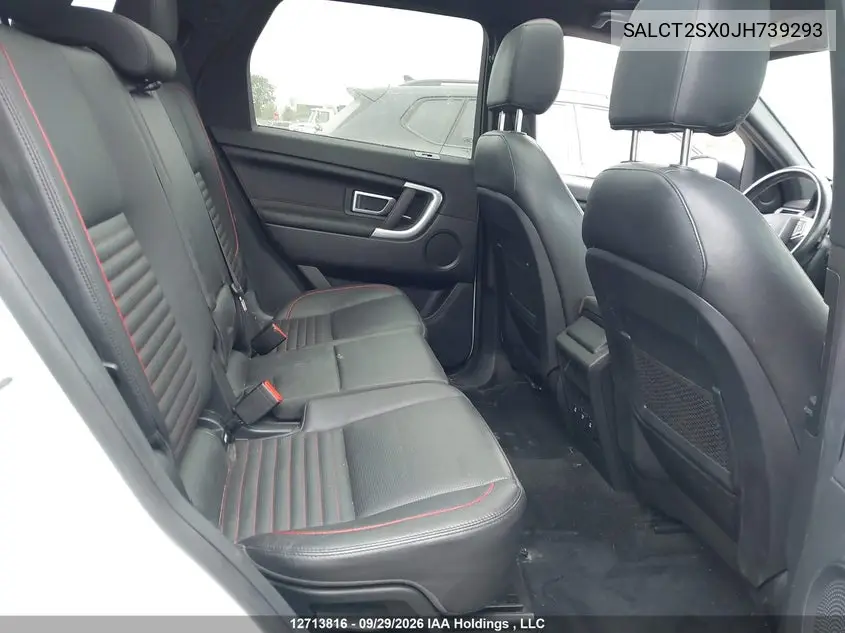 2018 LAND ROVER DISCOVERY SPORT VIN SALCT2SX0JH739293 — фото 8