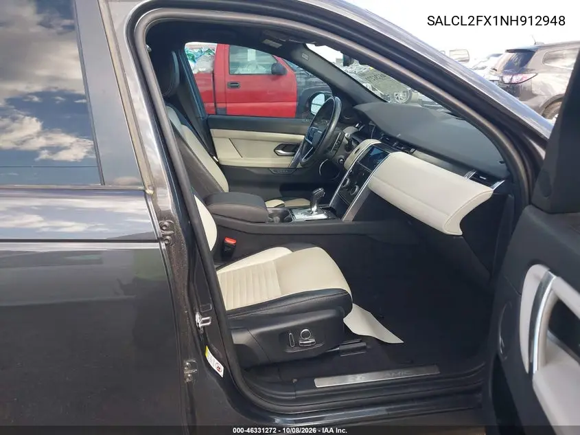 2022 LAND ROVER DISCOVERY SPORT VIN SALCL2FX1NH912948 — фото 5