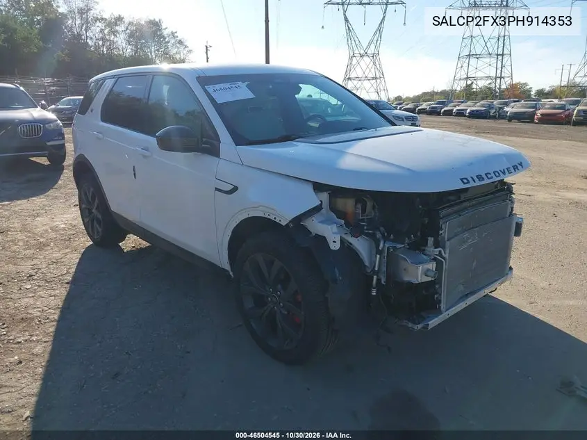 LAND ROVER DISCOVERY SPORT 2023, VIN SALCP2FX3PH914353