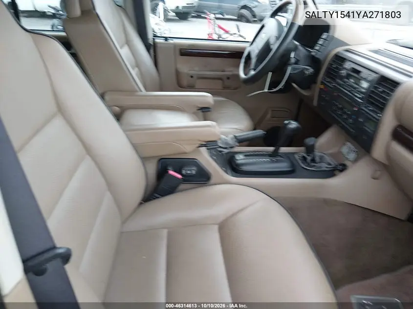 2000 LAND ROVER DISCOVERY VIN SALTY1541YA271803 — фото 5