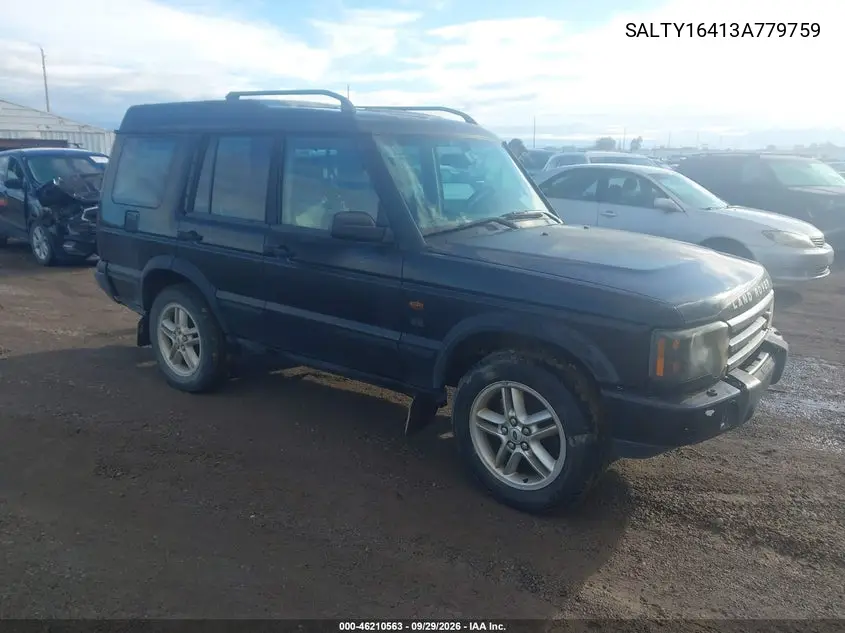 LAND ROVER DISCOVERY 2003, VIN SALTY16413A779759