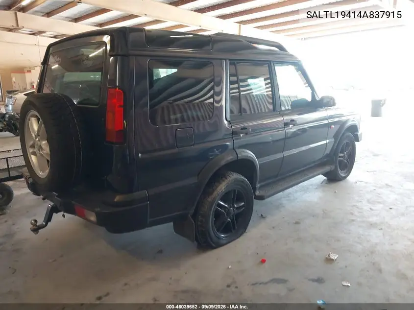 2004 LAND ROVER DISCOVERY VIN SALTL19414A837915 — фото 4