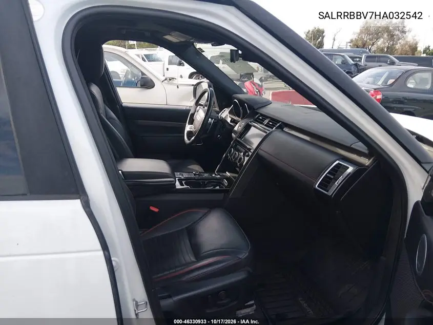 2017 LAND ROVER DISCOVERY VIN SALRRBBV7HA032542 — фото 5