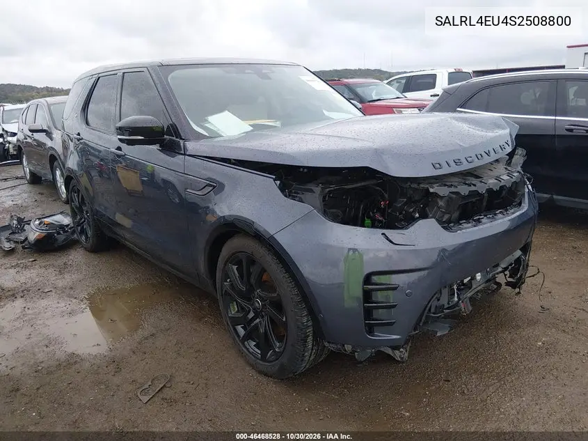 LAND ROVER DISCOVERY 2025, VIN SALRL4EU4S2508800