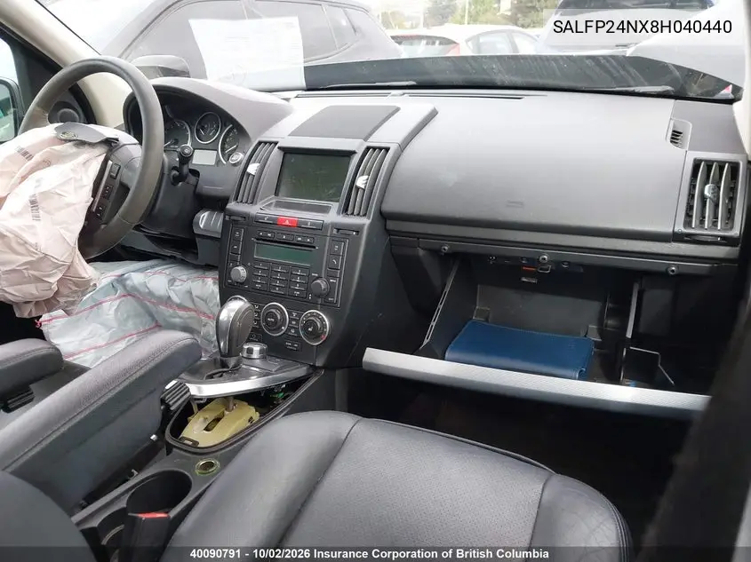 2008 LAND ROVER LR2 VIN SALFP24NX8H040440 — фото 5