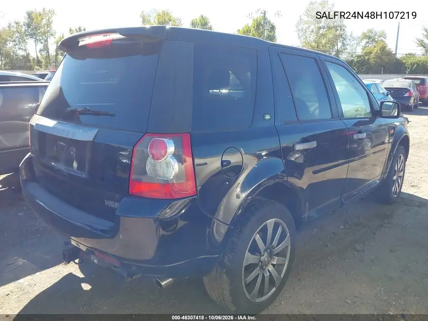 2008 LAND ROVER LR2 VIN SALFR24N48H107219 — фото 4