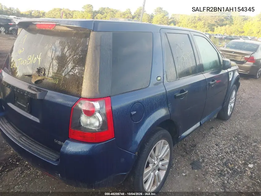 2010 LAND ROVER LR2 VIN SALFR2BN1AH154345 — фото 4