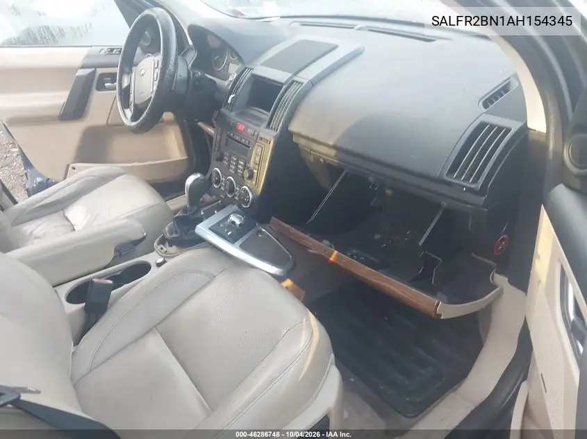 2010 LAND ROVER LR2 VIN SALFR2BN1AH154345 — фото 5