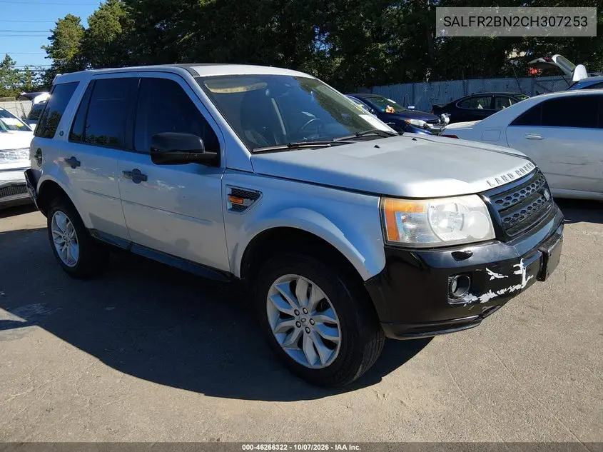LAND ROVER LR2 2012, VIN SALFR2BN2CH307253