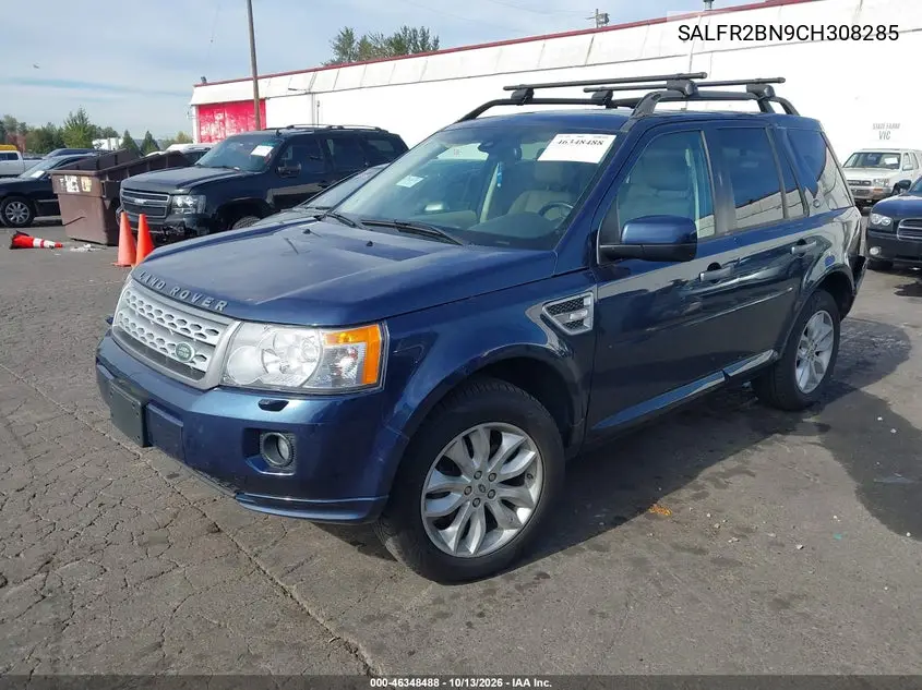 2012 LAND ROVER LR2 VIN SALFR2BN9CH308285 — фото 2