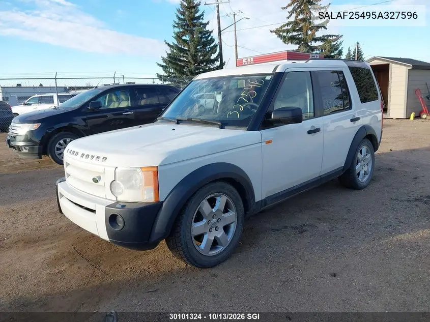 2005 LAND ROVER LR3 VIN SALAF25495A327596 — фото 2