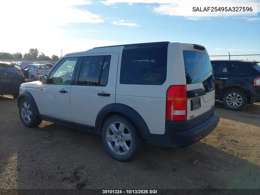 2005 LAND ROVER LR3 VIN SALAF25495A327596 — фото 3