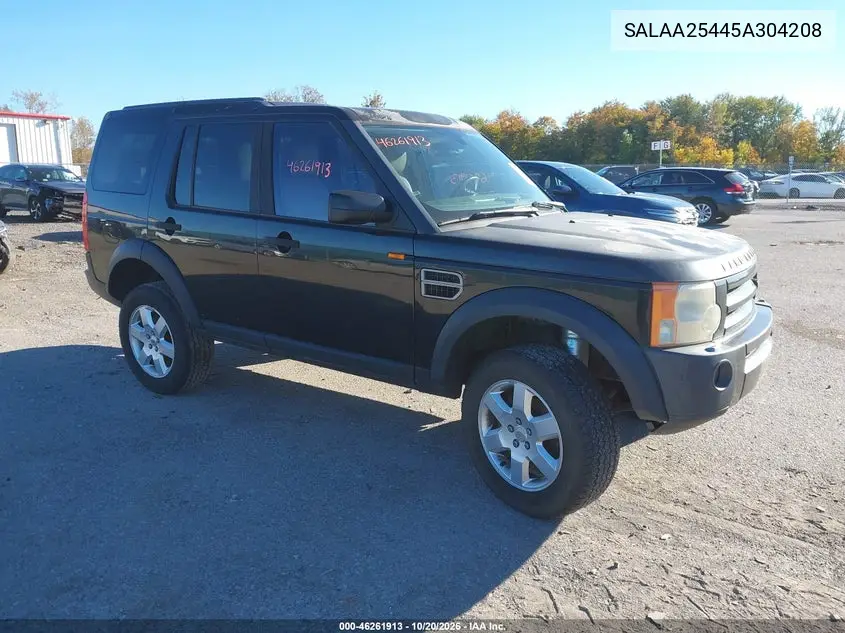 LAND ROVER LR3 2005, VIN SALAA25445A304208