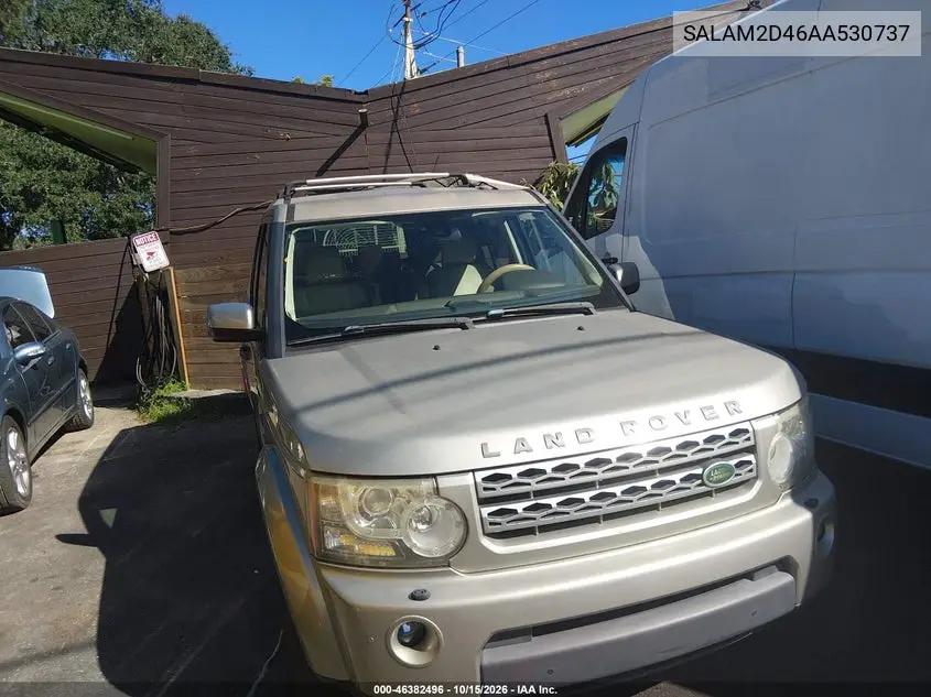 LAND ROVER LR4 2010, VIN SALAM2D46AA530737